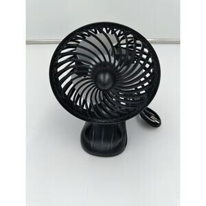 BESKAR Clip on Fan Small Desk Fan - Personal USB Fan with CVT Speeds and Strong